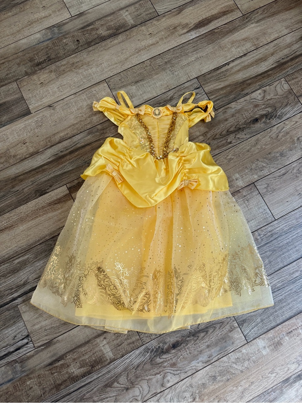 Disney Yellow Belle Princess Dress Costume